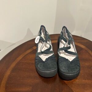 Women's Jambo Black Strappy Shoes